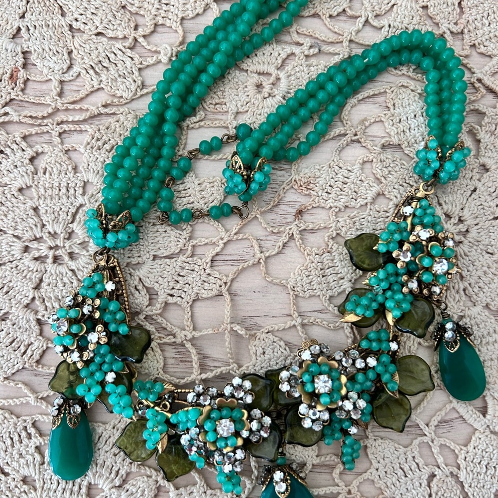 Miriam Haskell Statement Necklace - image 4
